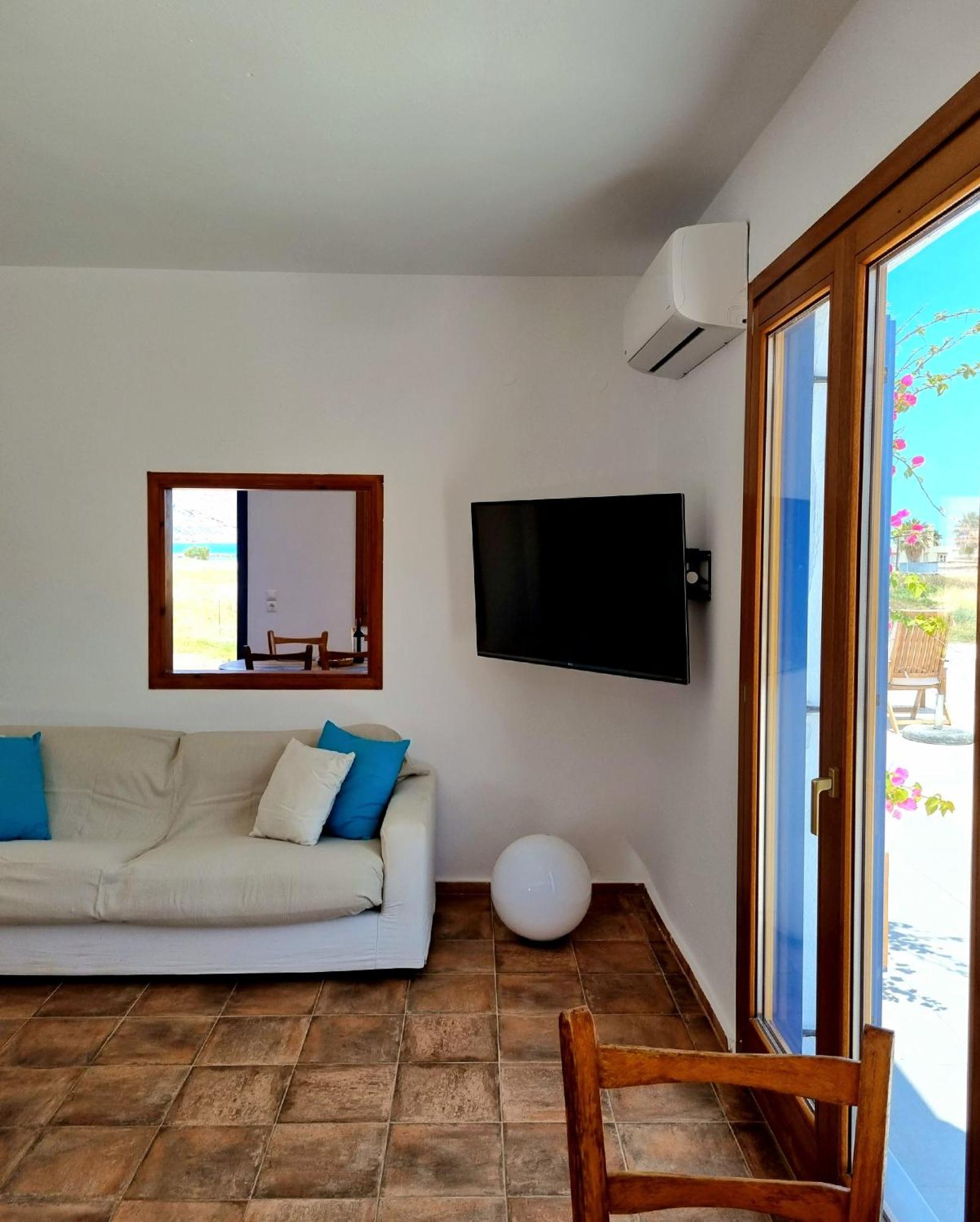 All Season Lovely Seafront Cottage كيساموس المظهر الخارجي الصورة